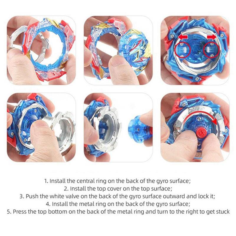 Beyblade Burst, Gói Bổ Sung Beyblade Đơn, Không Bao Gồm Bệ Phóng, Đồ Chơi Beyblade Trẻ Em, Bộ Đồ Chơi Bé Trai 4