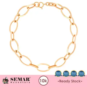 Gelang Emas Fancy Olive Gold 10K Semar Nusantara