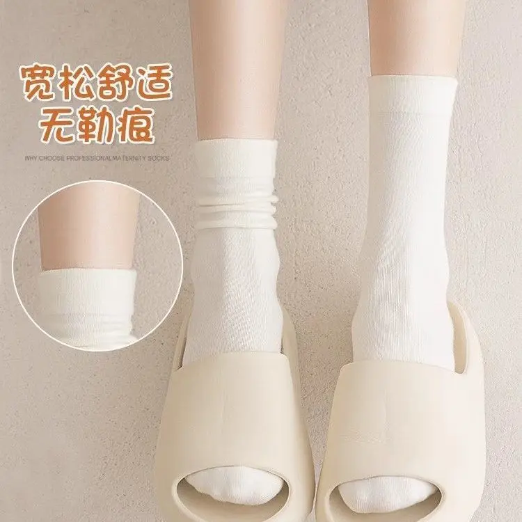 Vớ Liền Mạch Kháng Khuẩn, Xiaohongshu Cùng Phong Cách, Vớ Bầu, Phiên Bản Sinh Viên, Vớ Giữa Bắp Chân, Vớ Trắng Trễ Lưng Mùa Thu Đông, Bộ Sưu Tập Người 18k, Có Sẵn Năm 2025 4