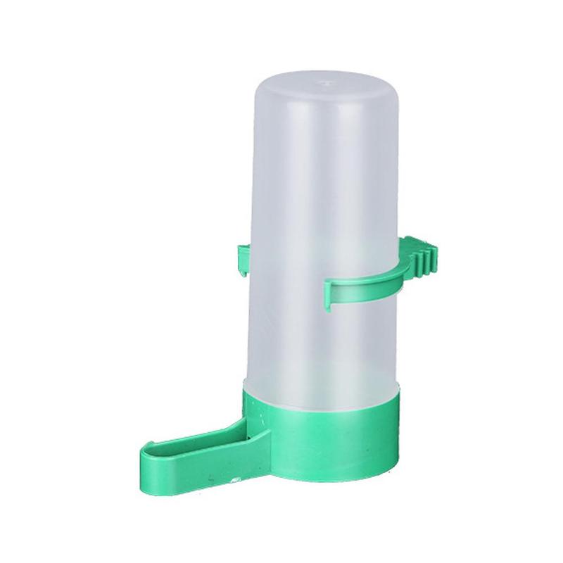 Product Introduction of Plastic Pigeon Parrot Birds Feeder Water Drinker Cup Double Cups Auto Pet Drinking Clear A0B1 32