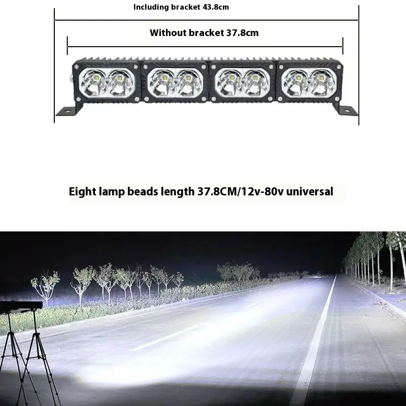 Đèn Led lát ô tô, Hàng mới về, Đèn chiếu điểm từ xa, 12v-80v, Thích hợp cho xe Kỹ Thuật Xe Nông Nghiệp Địa Hình siêu sáng, Sửa đổi lưới tản nhiệt, Đèn trên cùng 8