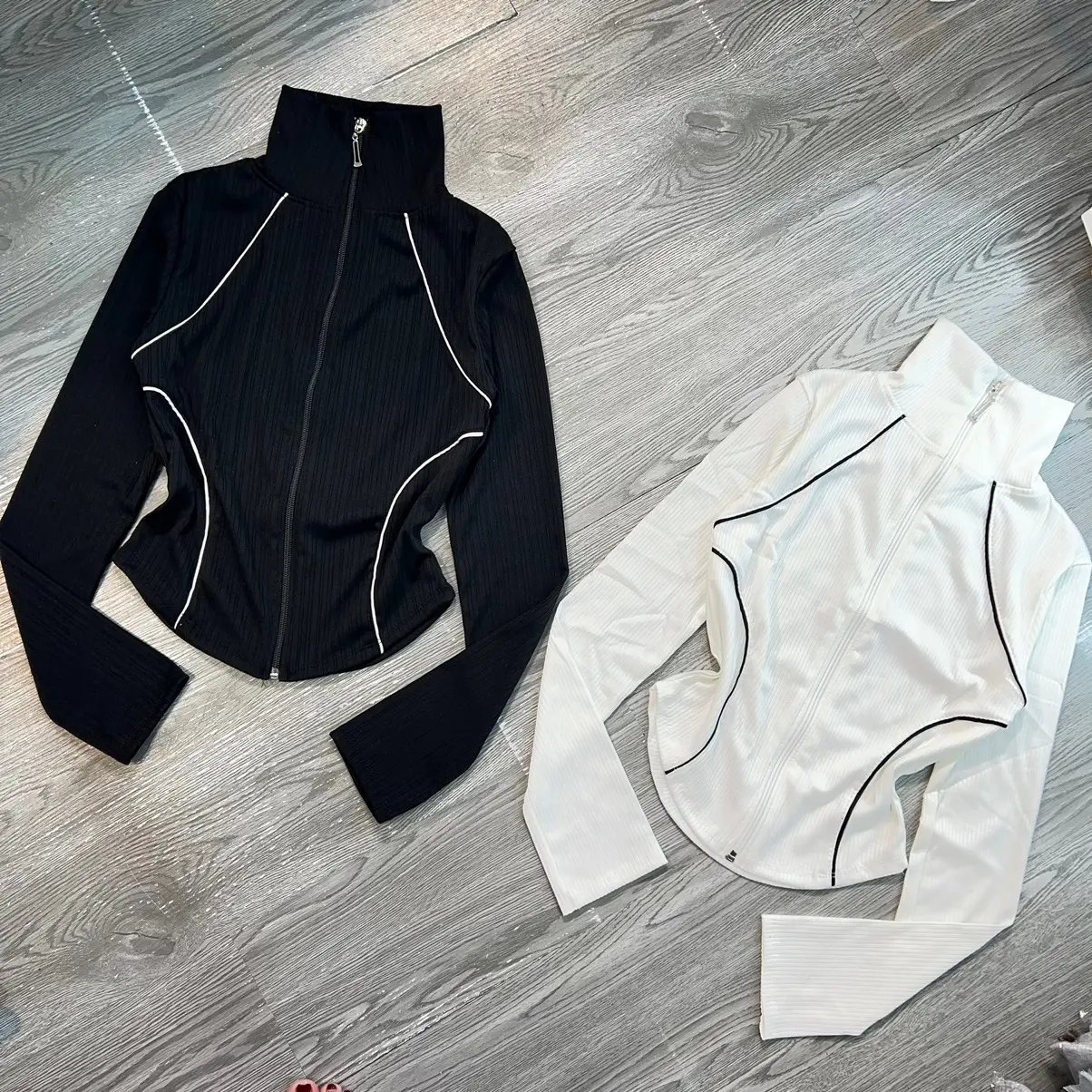 Áo Khoác Mỏng, Cổ Lọ, Có Xỏ Ngón Mã K50 Nữ Top
