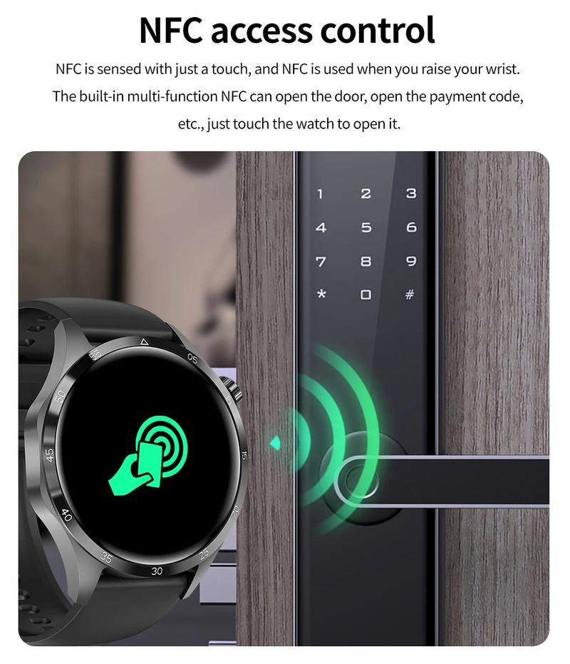 Product Introduction of Jam Tangan Pintar, Untuk Huawei GT4 Pro +, Skrin AMOLED HD, Panggilan Bluetooth, Kalis Air IP68, GPS dan NFC, Kadar Jantung, 2024, Untuk Lelaki Magnet Smart 40
