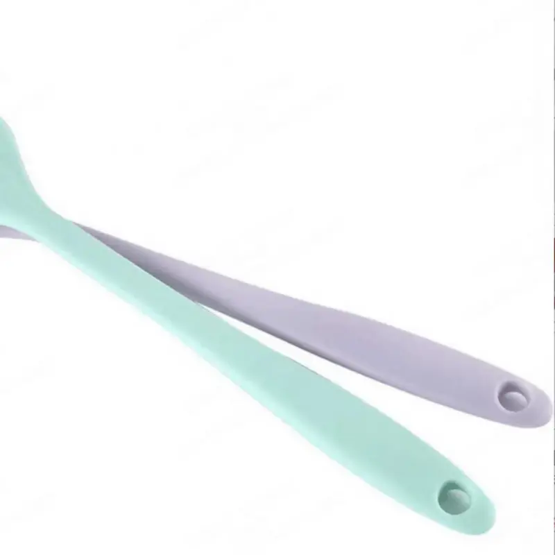 #KUP 4pcs/1pc Silicone Spatula For Cream, Jam And Butter, Easy To Clean, Suitable For Home, Restaurant, Dessert Shop, Baking Kitchen Tool Set 3