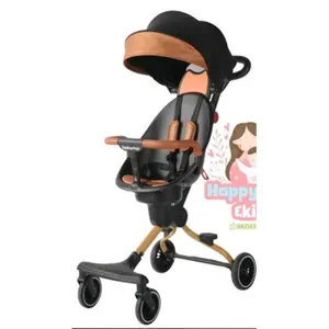 Stroller traveling lipat baobaohao V5b Dapat dilipat Tahan Lama Roda Kokoh