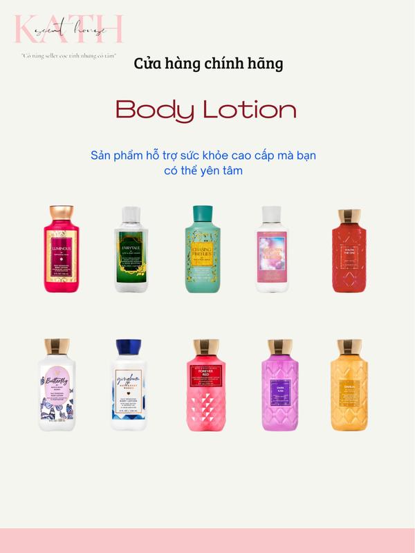 [Kath] Chai Dưỡng Lotion cho nữ hàng B [chai nhựa] [236ml] chính hãng