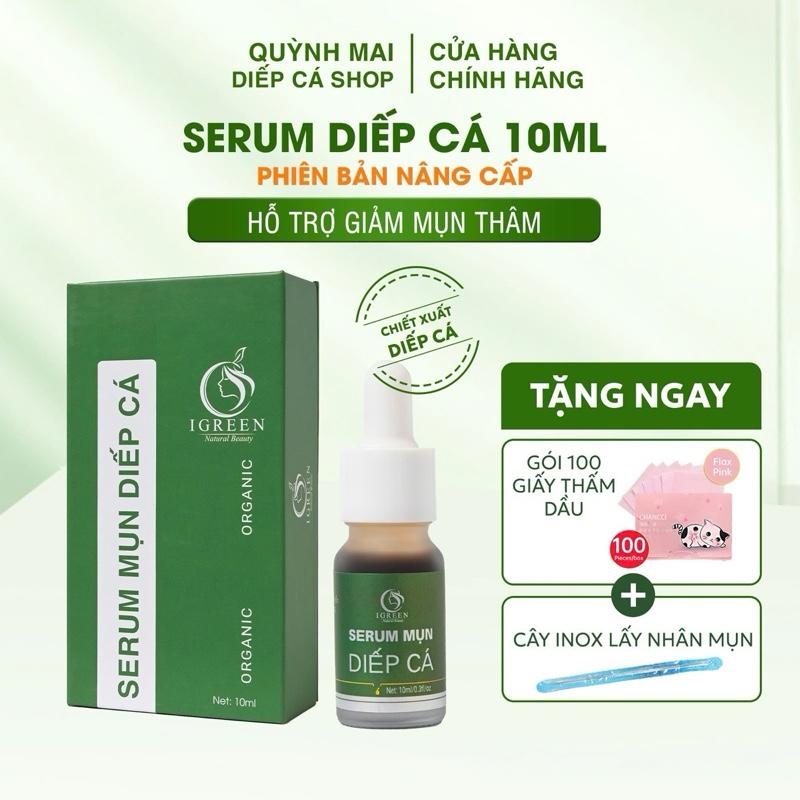   KÈM QUÀ  Serum Diếp Cá thiên nhiên ủ mụn mờ thâm. Tất cả các loại da. Không chứa paraben .  Skincare Làm Đẹp Da Nam Nữ Women 