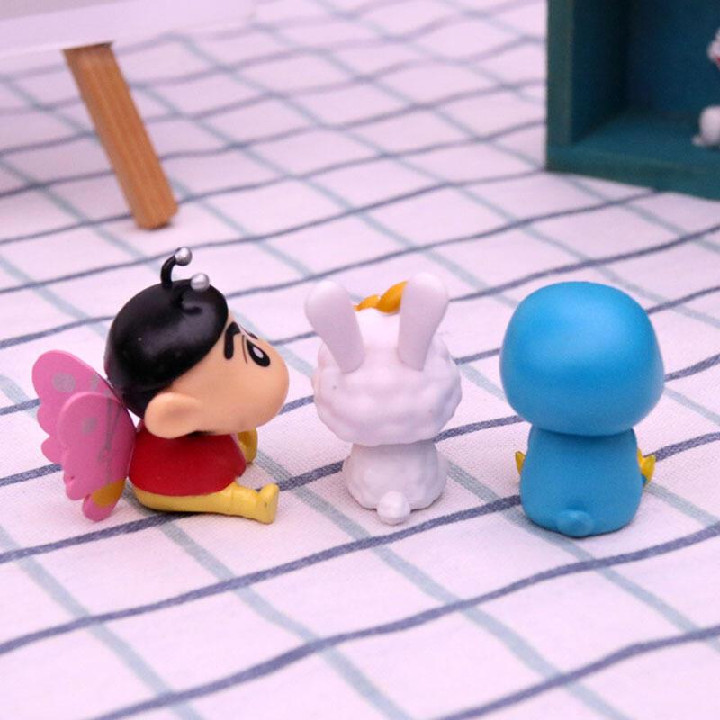 Product Introduction of Toy Gift, Crayon Shin chan GK Q Edition Nohara Shinnosuke Pajamas Birthday Gift Funny Styling Handmade Model Desktop Ornament 3