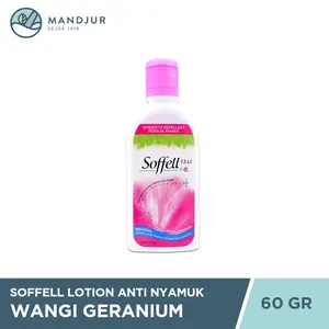 Soffell Lotion Wangi Bunga Geranium 60 Gr - Lotion Anti Nyamuk