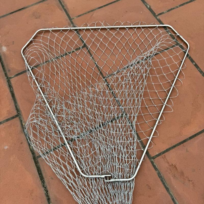 Vành vợt săn hàng gấp gọn cỡ lớn 80cm cá inox bắt cá - Đi Câu