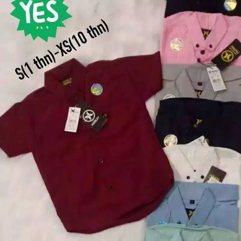 KEMEJA ANAK DISTRO USIA 1/10 THN Laki-Laki Bunda
