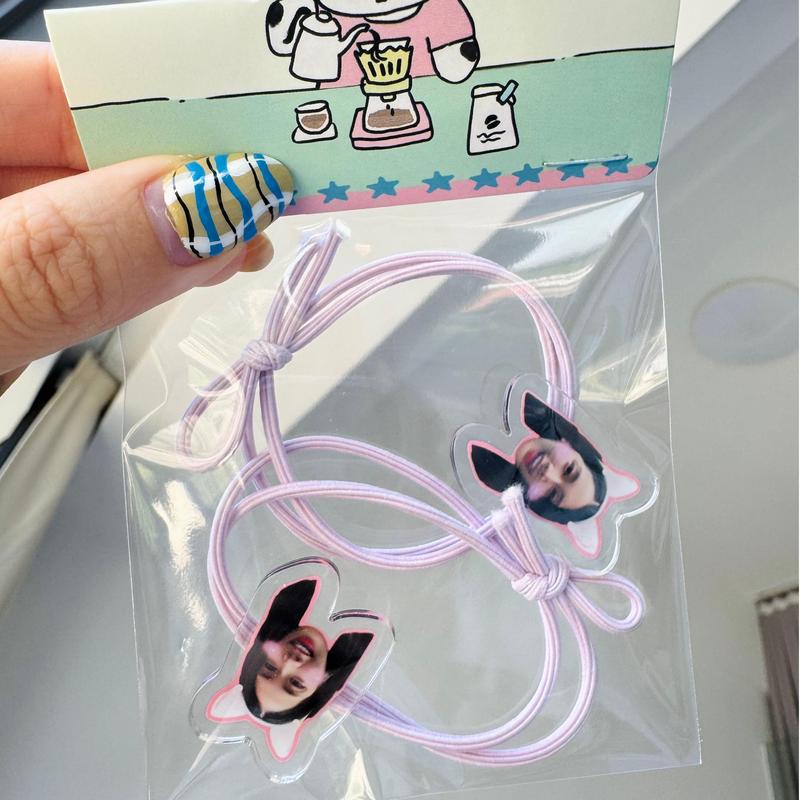 Product Introduction of 4EVE Cartoon Hair Tie, High Elastic Rubber Band, Perfect for Daily Use and Home, Fan Merchandise 4