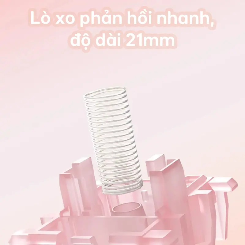 Switch silent Outemu Silent Peach V3, trục switch cơ học, giảm âm thanh, tiếng ồn 4