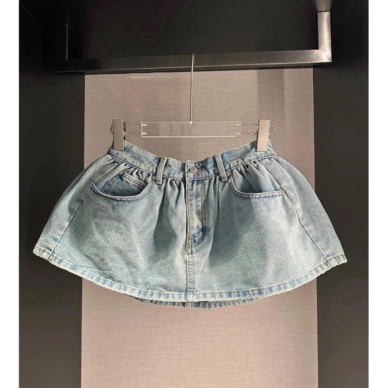 Product Introduction of Chân Váy Jeans Nữ, Chân Váy Bò Nữ Dáng Xoè Tiểu Thư 2 Màu Cực Kỳ Xinh Xẻo Cho Các Bạn Nữ Phong Cách Bánh Bèo 3