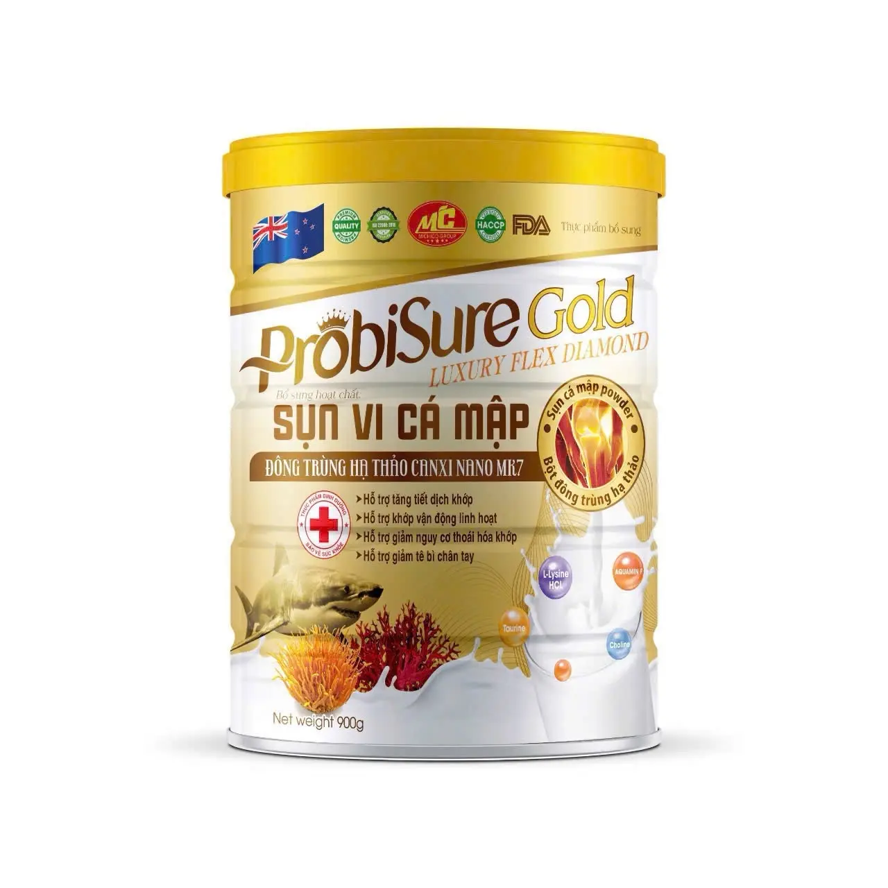 Hộp 900gr :Sữa bột Đông trùng hạ Thảo Canxi Nano MK7