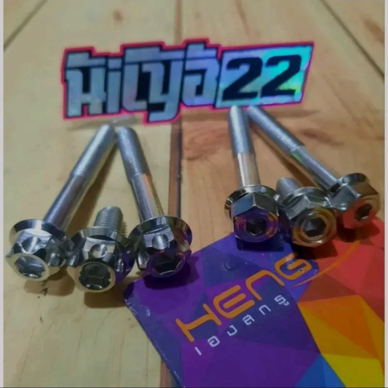 Baut stainless sett behel Vario 125 150 stainless original Heng Thailand 3pcs 1