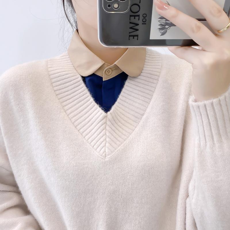 Product Introduction of Korean version of fake collar women's versatile fake collar shirt fake collar shirt collar sweater decorative collar spring, autumn and winter white collar 18