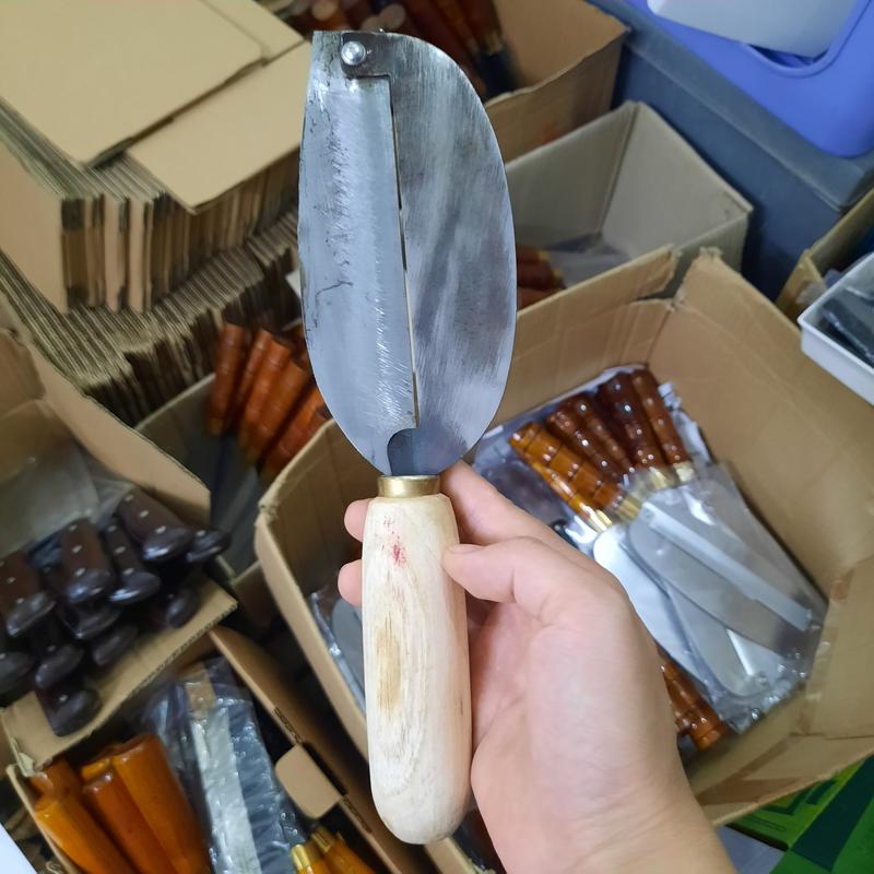 Dao Thái Hoa Chuối Cán Gỗ - Bào Rau Củ Thép Làng nghề Đa Sỹ 8