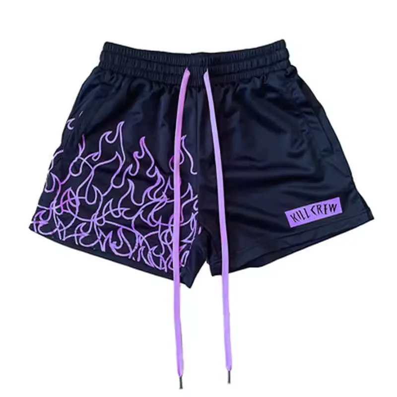 Summer New American Shorts Men's Fashion Brand Thin Design Sense Niche Loose Large Size Sports Casual Shorts