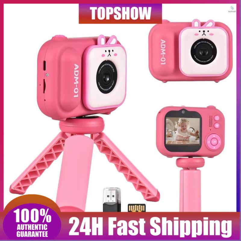 Chargeable Camera 1080P Digital Mini Video Camera for Kids 48MP 2.4 Inch IPS Screen ...