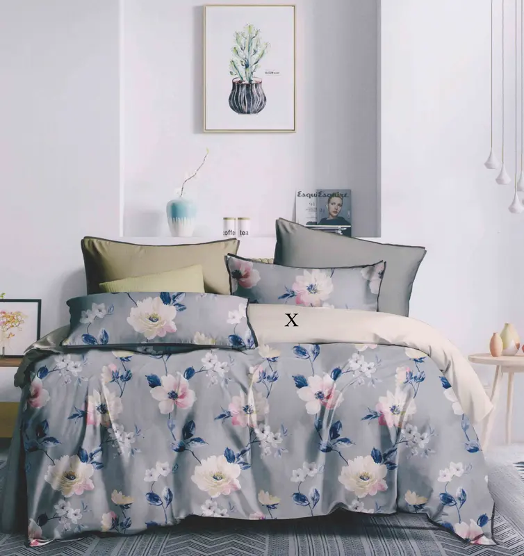 Sprei Sutra Serat Bambu Dallena / Biela / Deem gold / Groente / Corner / Noah Blue / Noah Brown - Roemah Sprei 0