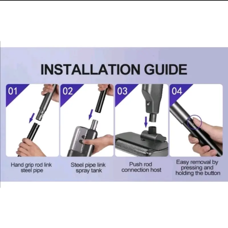Dry Wet Vacuum Cleaner UV Light atau Sapu dan pel otomatis dengan lampu uv 7