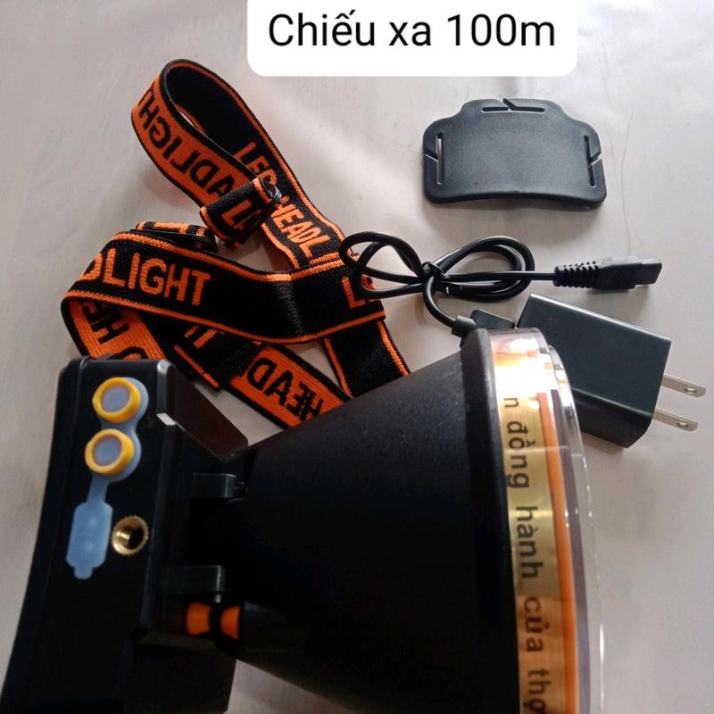 Đèn đội đầu HL-8 pin trâu kháng nước choá 10cm . 4
