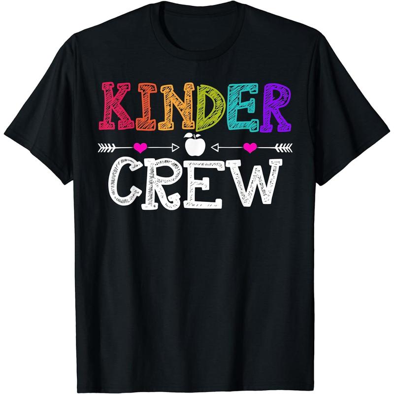 Kinder Crew Kindergarten Teacher T-Shirt 1st Day Of School Kinder Crew Kindergarten Teacher T-Shirt 1st Day Of School