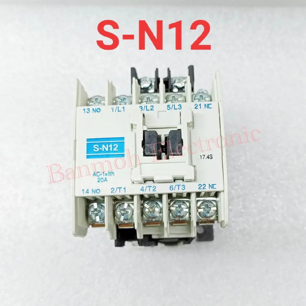 S-N12 แมกเนติกคอนแทคเตอร์ มีโวล์ให้เลือก24V,110V,220V380V SN-12 ยี่ห้อZT 20A SN12 สินค้าคุณภาพราคาย่อมเยาว์
