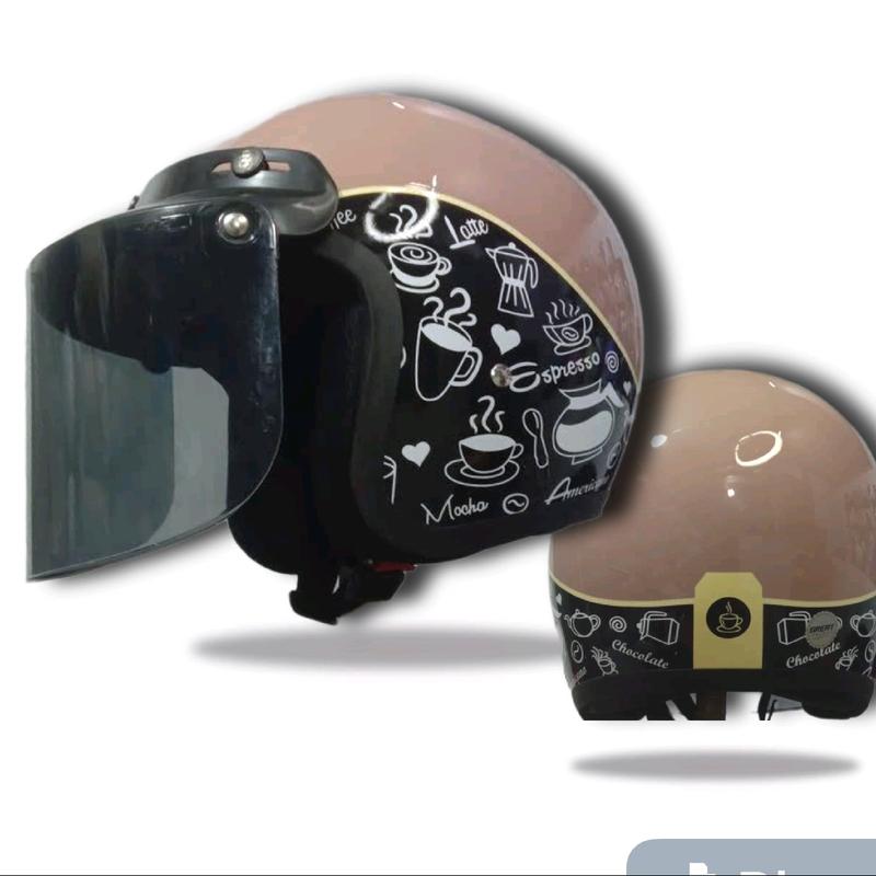 Helm PANDA motif Motorcycle 3