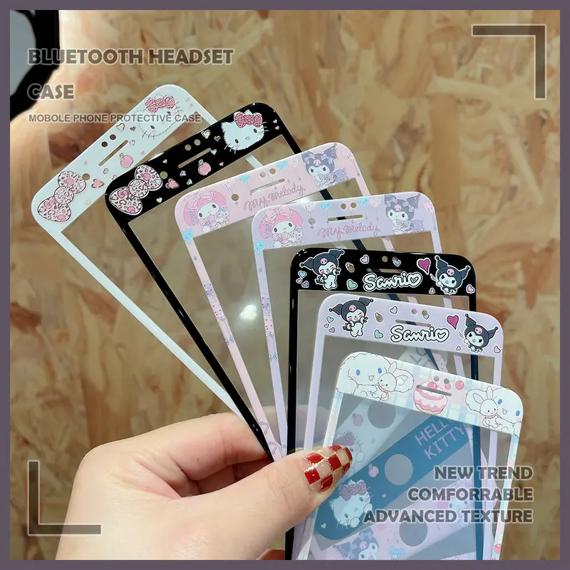 Phim Kính Cường Lực Chó Quế Hoạt Hình Kuromi, Thích Hợp Cho Apple 6S / 7 / 8, Phong Cách Mới, Bảo Vệ Toàn Màn Hình, Thích Hợp Cho iPhone6 / 7 / 8plus, SE2 / 3, IP4s, IP5 / 5s, Phim Màu, Thiết Kế Hoạt Hình 0