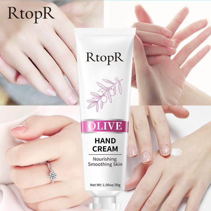 Product Introduction of RtopR Minyak Zaitun Perbaikan Krim Tangan Bergizi Perawatan Tangan Anti Chapping Anti Penuaan Pelembab Pemutih 3