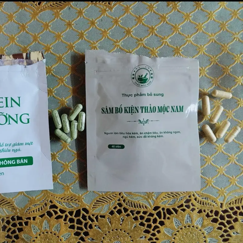 (Tặng protein) Sâm bổ kiện 40 viên hàng chuẩn hỗ trợ sức khoẻ hàng chuẩn 6