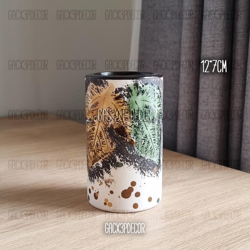 Lọ hoa gốm sứ màu trắng men bóng sứ sương Bát Tràng Decor Decor Phòng