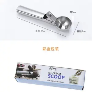 Sendok es krim ice cream scoop stainless steel premium sekop es krim