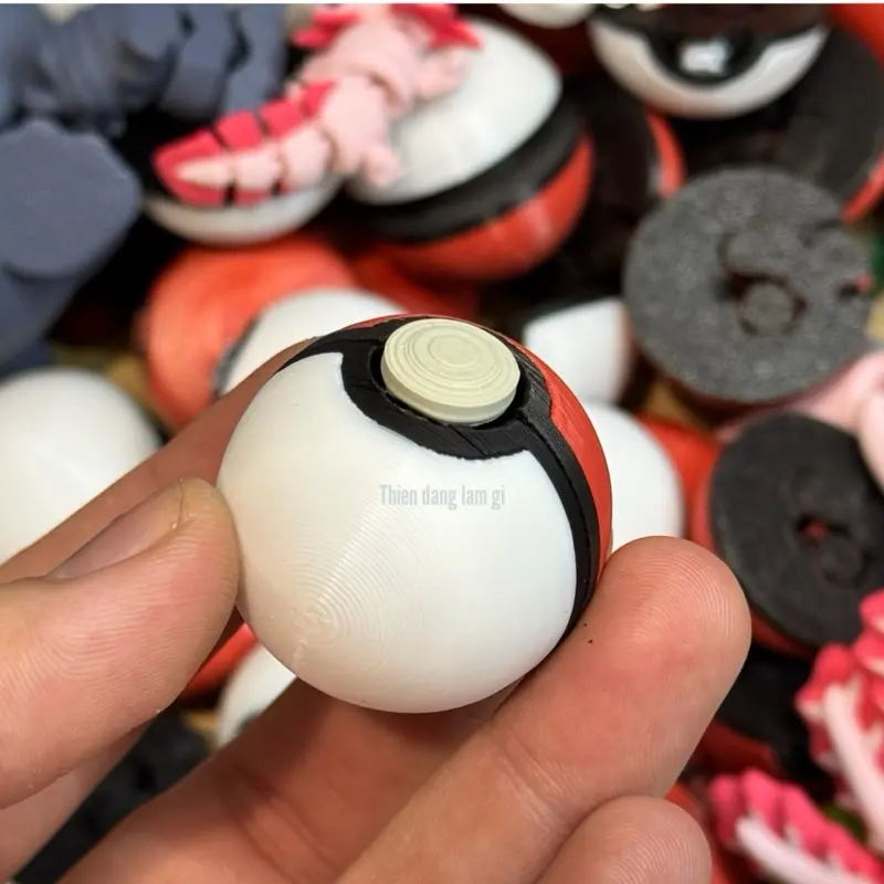 Poke Ball | in 3D Đồ chơi Móc khoá | Toy P11 | Số lượng 01 Mô hình | Thiện đang làm gì 7