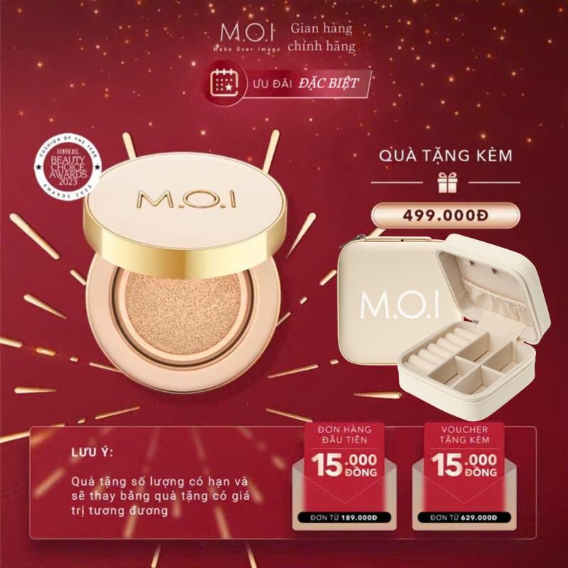 Phấn nước Ho Ngoc Ha PREMIUM by MOI - Cushion Cosmetics ( Tặng Hộp Đưng Trang Sức)