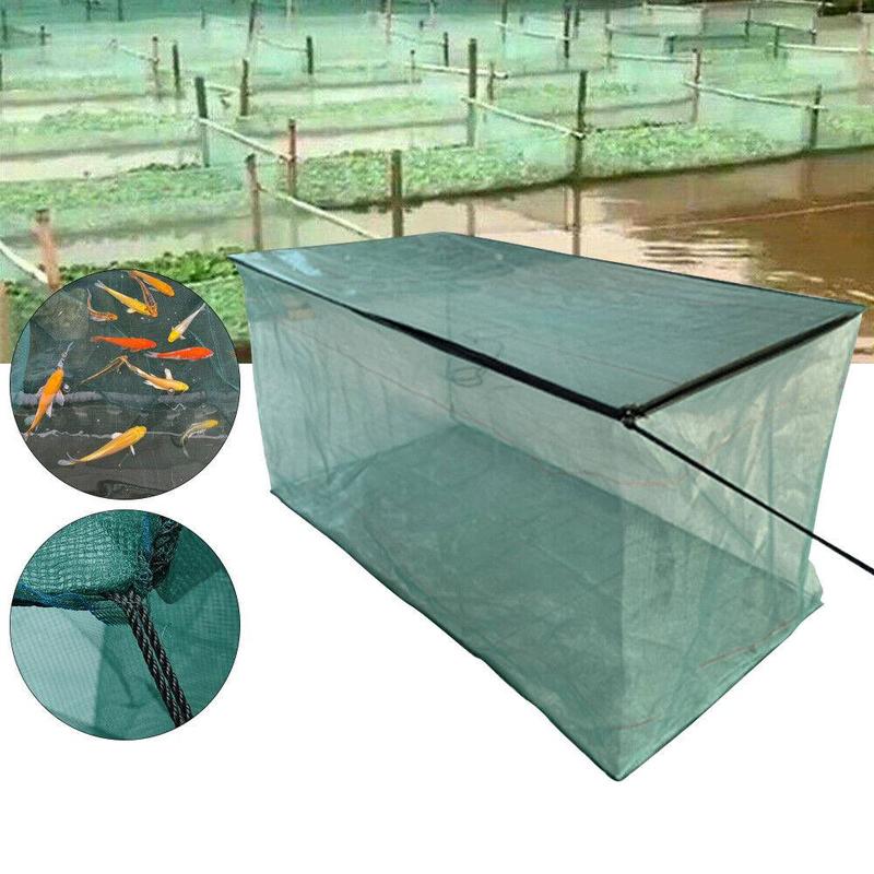 TikTok Shop: fish culture cage lobster farming breeding nest fishing  monofilament net trap