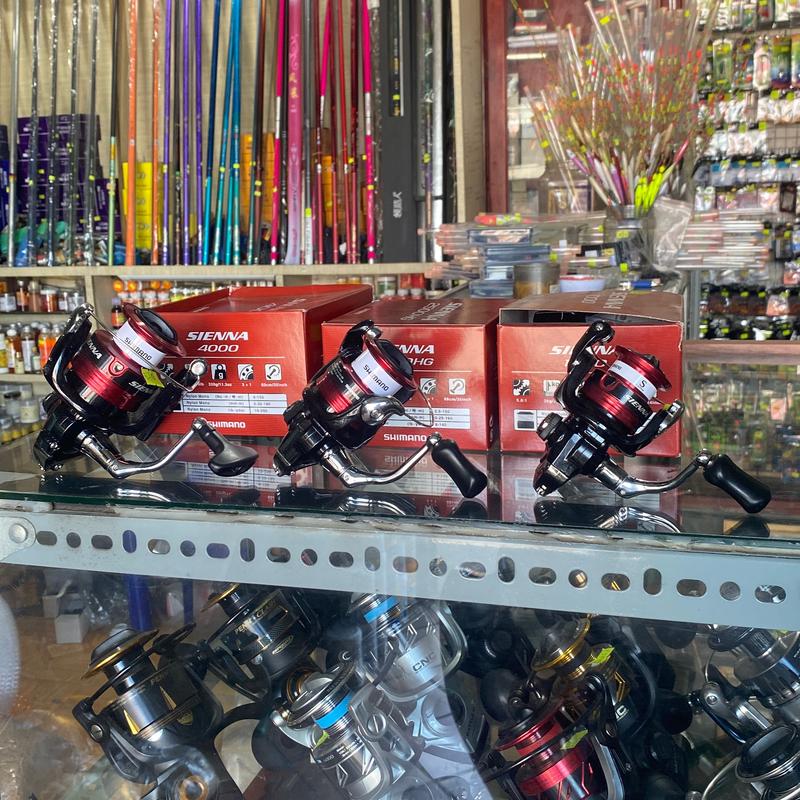 Máy câu SHIMANO SIENNA CHÍNH HÃNG. 1000-2000-2500-4000.Chuyên lure . Câu chép. Câu ngâm...Câu Cá