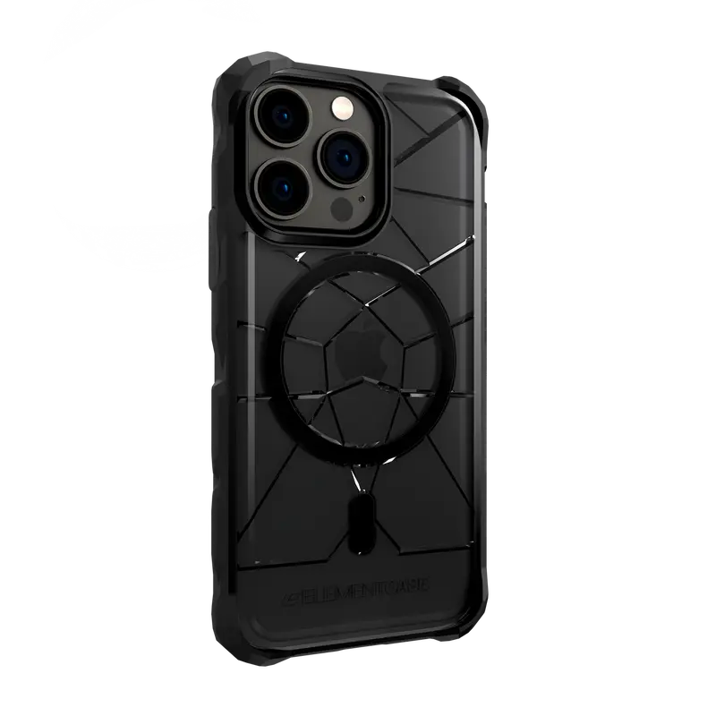 Casing iPhone 14 Pro Max Element Case SPECIAL OPS X5 with MagSafe - Smoke Black 6