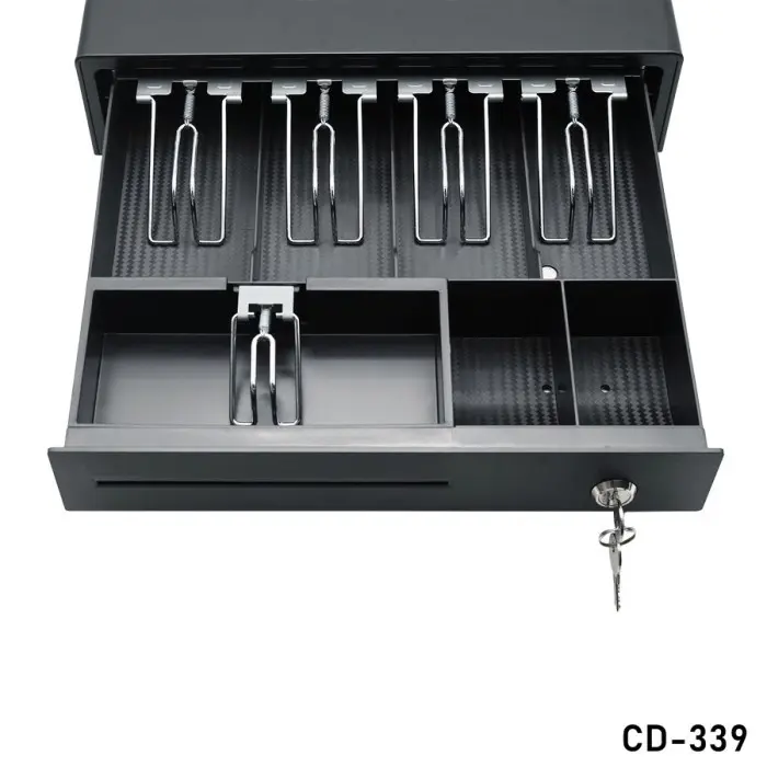 CASH DRAWER SHARKPOS CD339 BOX LACI UANG KASIR MINI CD-339 RJ11 5K2C 37X33 CD 339 BUKA OTOMATIS 3