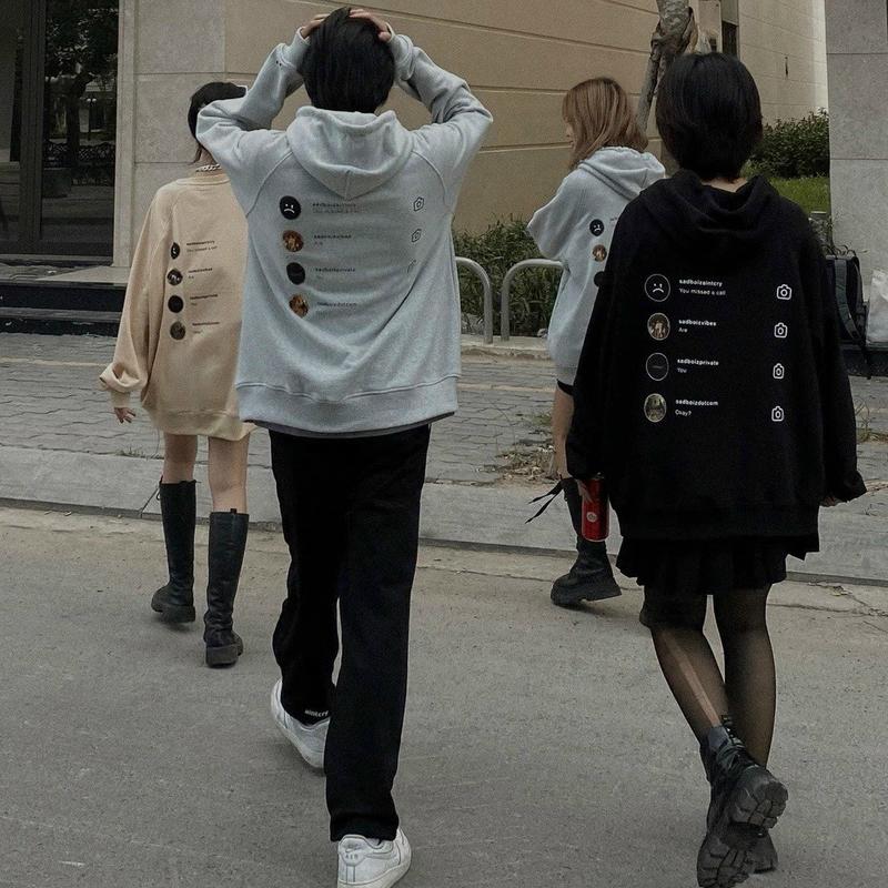  Áo Hoodie Local Brand Sad.boi StaGram Nam Nữ Vải Nỉ Bông Unisex Chất Dày Dặn Áo hoodie sadboiz sadstagram sad boiz SADSTAGRAM HOODIE Áo khoác hoodie vải nỉ co dãn dày dặn mềm mịn form rộng - Sadboiz SADTAGRAM 