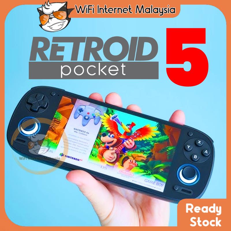 Retroid Pocket 5 Handheld Gaming Consle RP5 Snapdragon 865 ANDROID ...