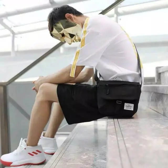 tas selempang pria danil waistbag shoulderbag pria tas korea import 0