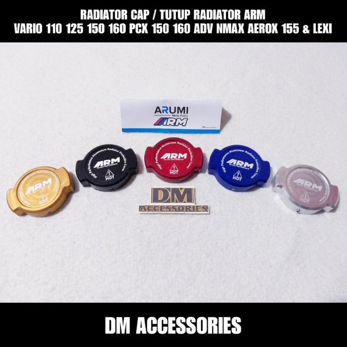 Jual RADIATOR CAP ARM TUTUP RADIATOR VARIO 110 125 150 160 PCX 150 160 ...