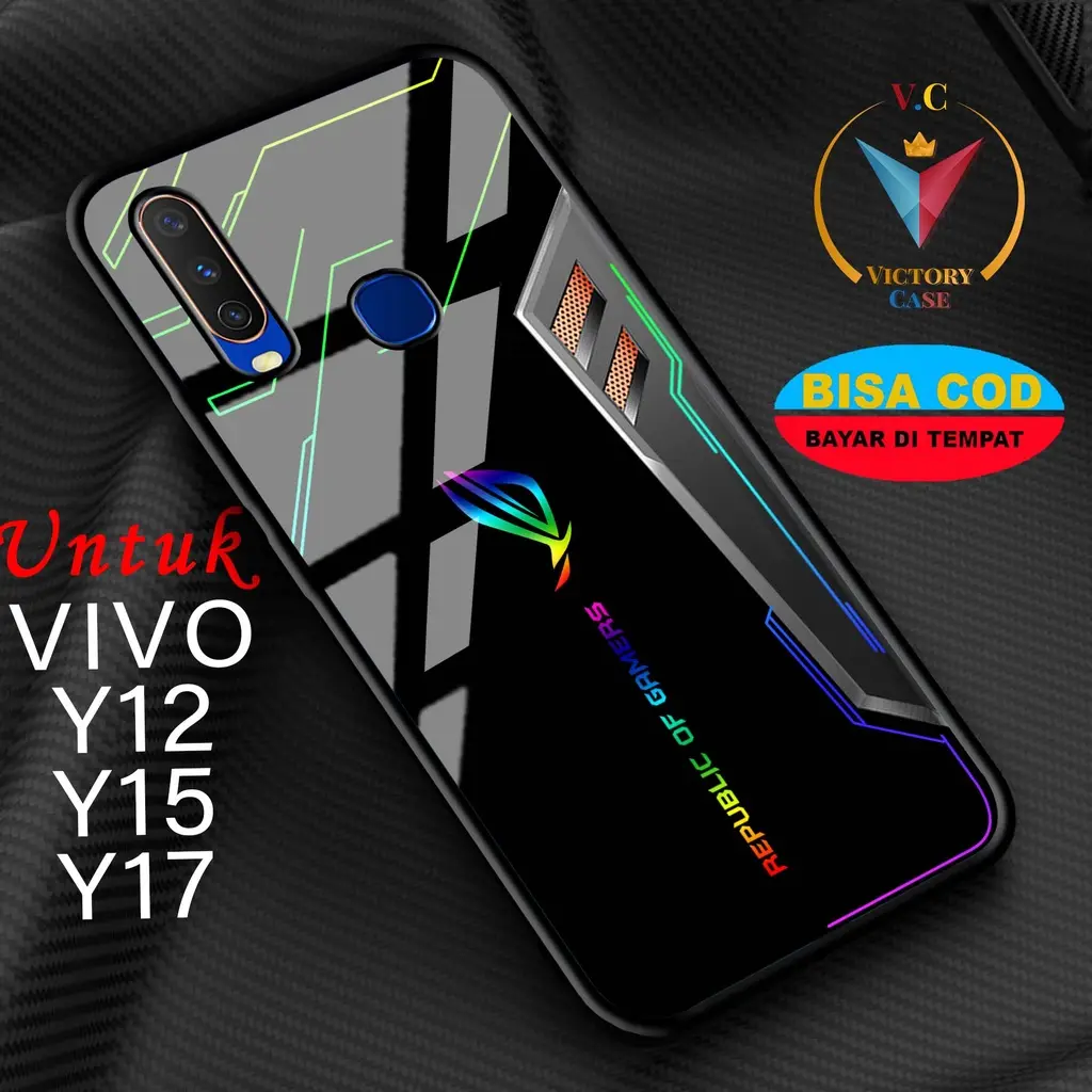 RC - VC - Case Vivo Y12 Y15 Y17 Motif R0G-1 Casing Hardcase Glossy 2D Terbaru Silikon Softcase Aero case kilau BISA BAYAR DI TEMPAT Handphone Cassing