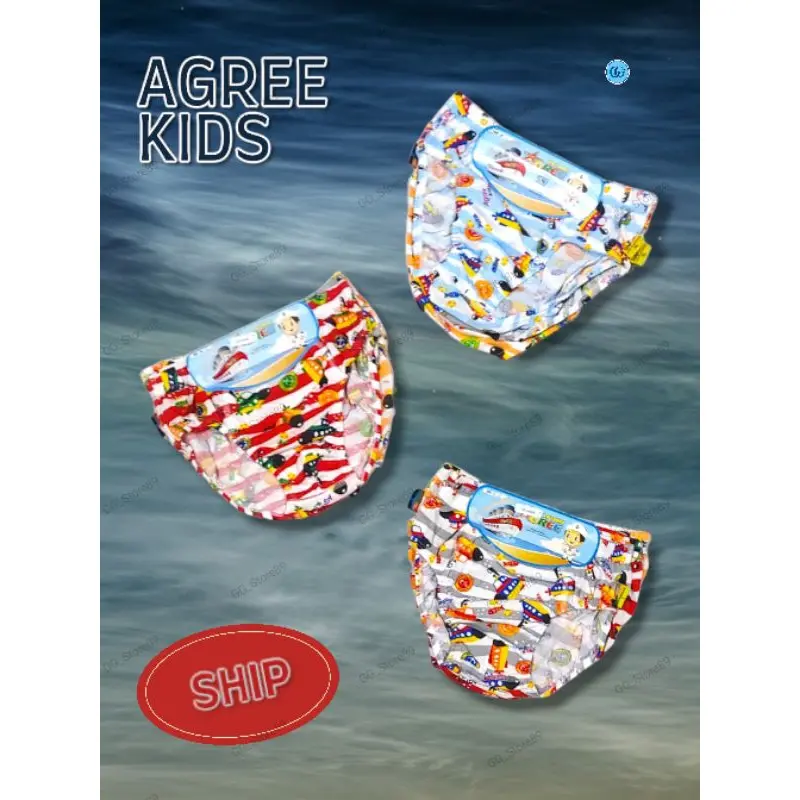 CD Anak Golden Nick / Celana Dalam Anak Laki Agree Kids motif SHIP size M,L,XL,XXL ( ISI 3 BIJI )