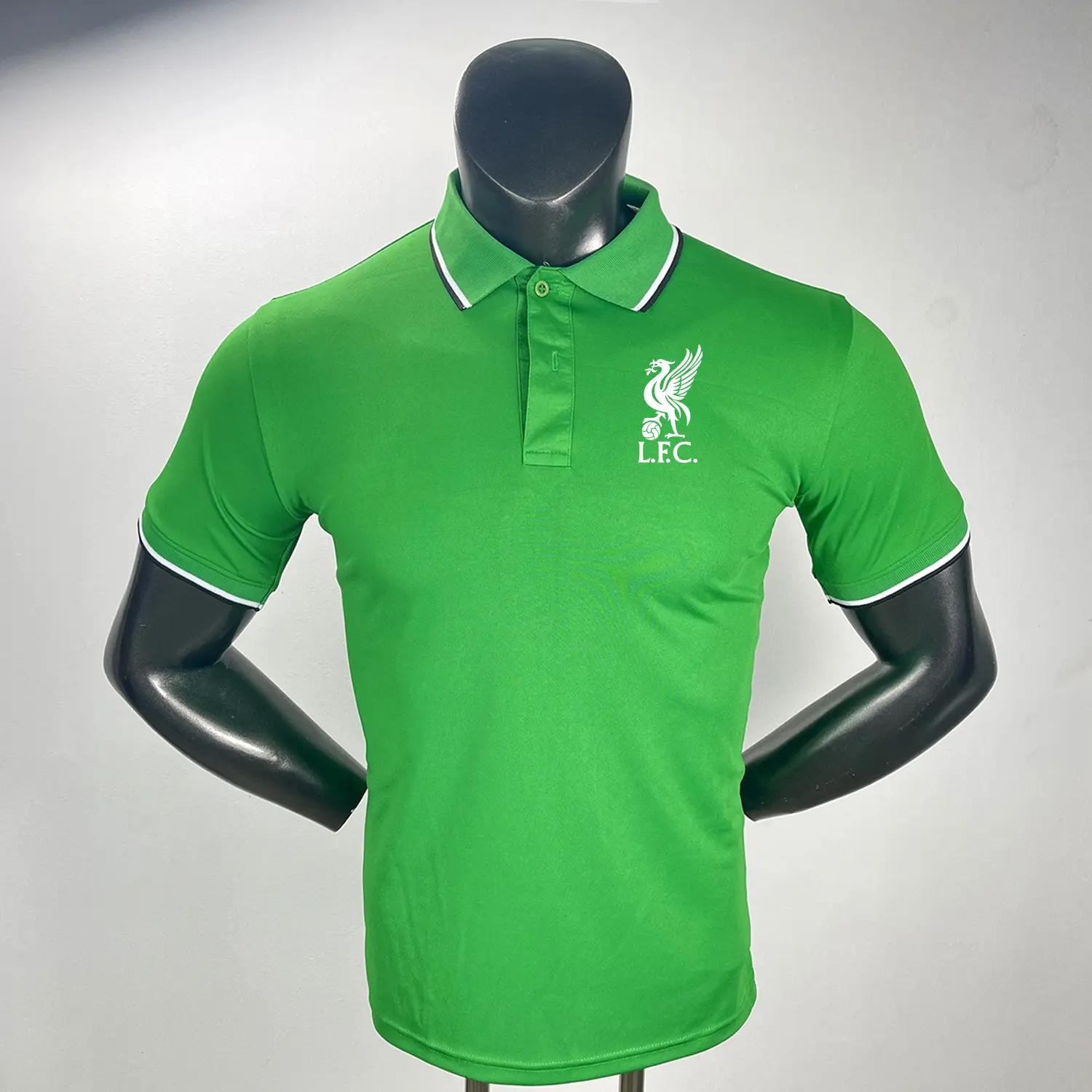 ÁO POLO nam nữ in logo đội bóng, cotton 2c - Màu xanh lá