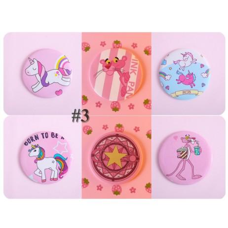 Gương mini hình thú dễ thương 0