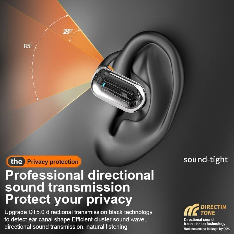 Wireless Open-ear Design Earphone, Portable Earphone with LED Display, Sports Earphone with Built-in Microphone for Running Fitness 7